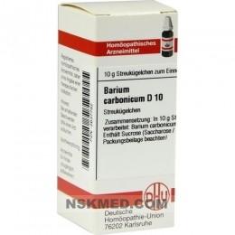 BARIUM CARBONICUM D 10 Globuli 10 g