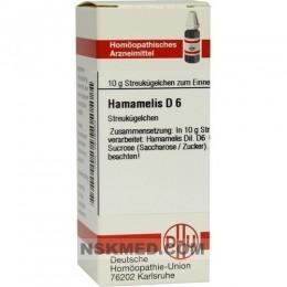 HAMAMELIS D 6 Globuli 10 g