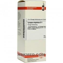LYCOPUS VIRGINICUS D 1 Dilution 50 ml