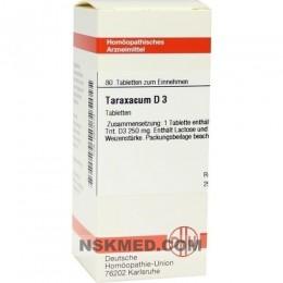 TARAXACUM D 3 Tabletten 80 St