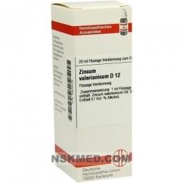 ZINCUM VALERIANICUM D 12 Dilution 20 ml