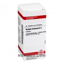 ACIDUM LACTICUM D 3 Tabletten 80 St