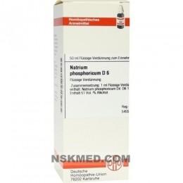 NATRIUM PHOSPHORICUM D 6 Dilution 50 ml