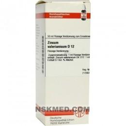 ZINCUM VALERIANICUM D 12 Dilution 50 ml
