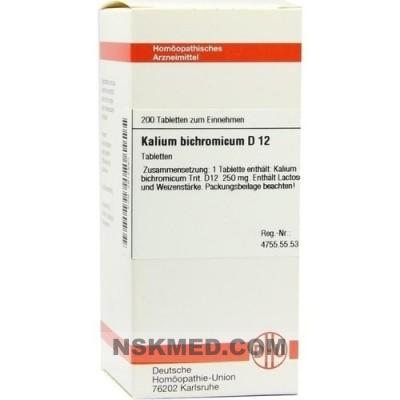 KALIUM BICHROMICUM D 12 Tabletten 200 St