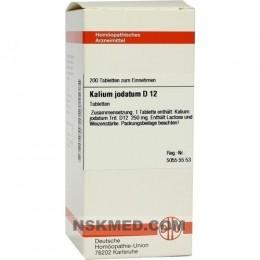 KALIUM JODATUM D 12 Tabletten 200 St
