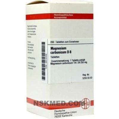 MAGNESIUM CARBONICUM D 8 Tabletten 200 St