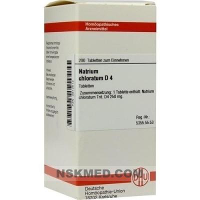NATRIUM CHLORATUM D 4 Tabletten 200 St