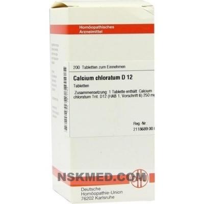 CALCIUM CHLORATUM D 12 Tabletten 200 St