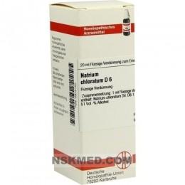 NATRIUM CHLORATUM D 6 Dilution 20 ml