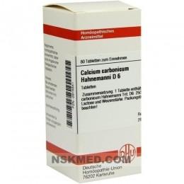 CALCIUM CARBONICUM Hahnemanni D 6 Tabletten 80 St