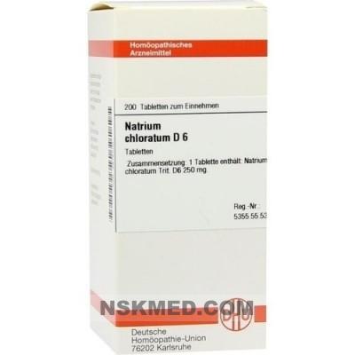 NATRIUM CHLORATUM D 6 Tabletten 200 St