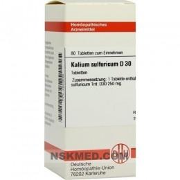 KALIUM SULFURICUM D 30 Tabletten 80 St