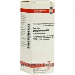 FERRUM PHOSPHORICUM D 6 Dilution 20 ml