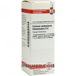 CALCIUM CARBONICUM Hahnemanni D 6 Dilution 20 ml