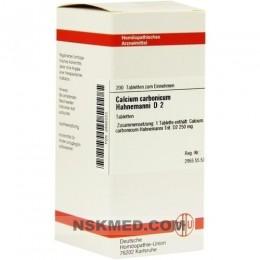 CALCIUM CARBONICUM Hahnemanni D 2 Tabletten 200 St