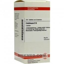 Колхиум Д6 (COLCHICUM D 6) Tabletten 200 St
