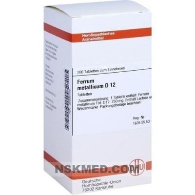 FERRUM METALLICUM D 12 Tabletten 200 St