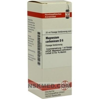 MAGNESIUM CARBONICUM D 6 Dilution 20 ml