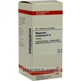 MAGNESIUM CARBONICUM D 12 Tabletten 200 St