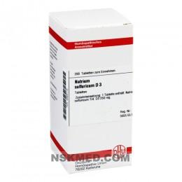 NATRIUM SULFURICUM D 3 Tabletten 200 St