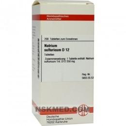 NATRIUM SULFURICUM D 12 Tabletten 200 St