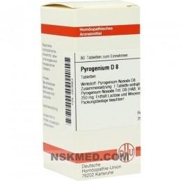 PYROGENIUM D 8 Tabletten 80 St