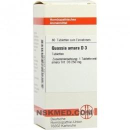 QUASSIA D 3 Tabletten 80 St