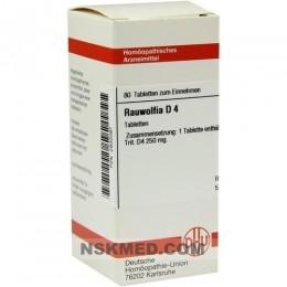 RAUWOLFIA D 4 Tabletten 80 St