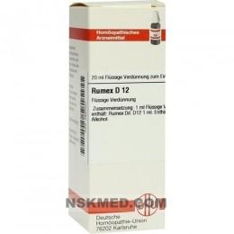 RUMEX D 12 Dilution 20 ml