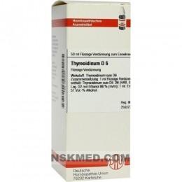 Тиреоидинум Д6 раствор (THYREOIDINUM D 6) Dilution 50 ml