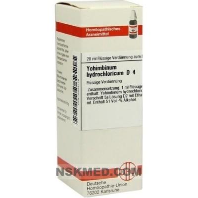 YOHIMBINUM HYDROCHLORICUM D 4 Dilution 20 ml