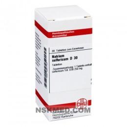 NATRIUM SULFURICUM D 30 Tabletten 80 St