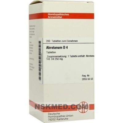 ABROTANUM D 4 Tabletten 200 St