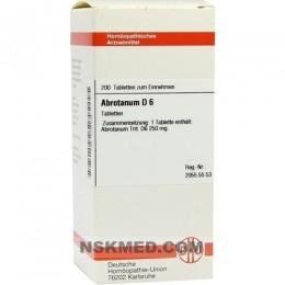 ABROTANUM D 6 Tabletten 200 St