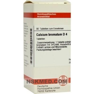 CALCIUM BROMATUM D 4 Tabletten 80 St