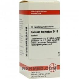 CALCIUM BROMATUM D 12 Tabletten 80 St