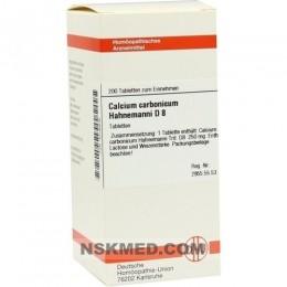 CALCIUM CARBONICUM Hahnemanni D 8 Tabletten 200 St