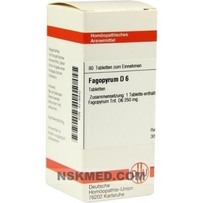 FAGOPYRUM D 6 Tabletten 80 St