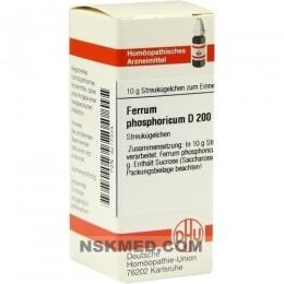 FERRUM PHOSPHORICUM D 200 Globuli 10 g