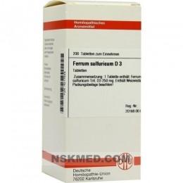 FERRUM SULFURICUM D 3 Tabletten 200 St
