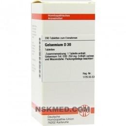 Гельземиум Д30 (GELSEMIUM D 30) Tabletten 200 St
