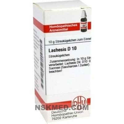 LACHESIS D 10 Globuli 10 g