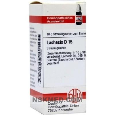 LACHESIS D 15 Globuli 10 g