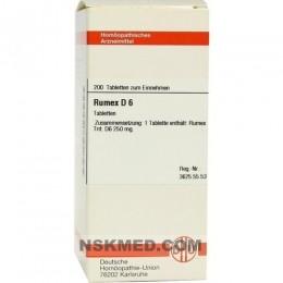 RUMEX D 6 Tabletten 200 St