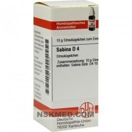 SABINA D 4 Globuli 10 g