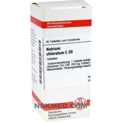 NATRIUM CHLORATUM C 30 Tabletten 80 St