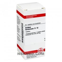 ACIDUM FORMICICUM D 10 Tabletten 80 St