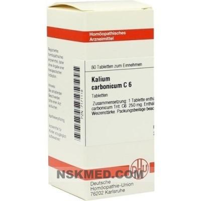 KALIUM CARBONICUM C 6 Tabletten 80 St