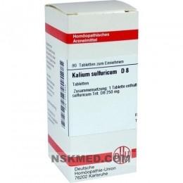 KALIUM SULFURICUM D 8 Tabletten 80 St
